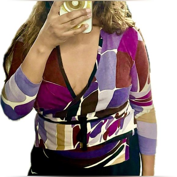 Emilio Pucci Cashmere Wrap Sweater - Picture 11 of 12